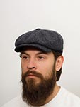 Кепка LIERYS арт. 6880501 8-PANEL CAP WOOL (темно-синий)